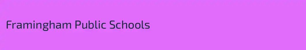 Framingham Public Schools
